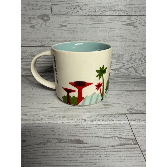 Starbucks 2018 Singapore Coffee Cup Mug 14oz You Are Here Collection - Picture 6 of 7